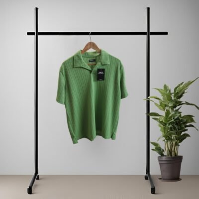 Polo camisero color verde manzana