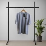 Polo oversize melange gris